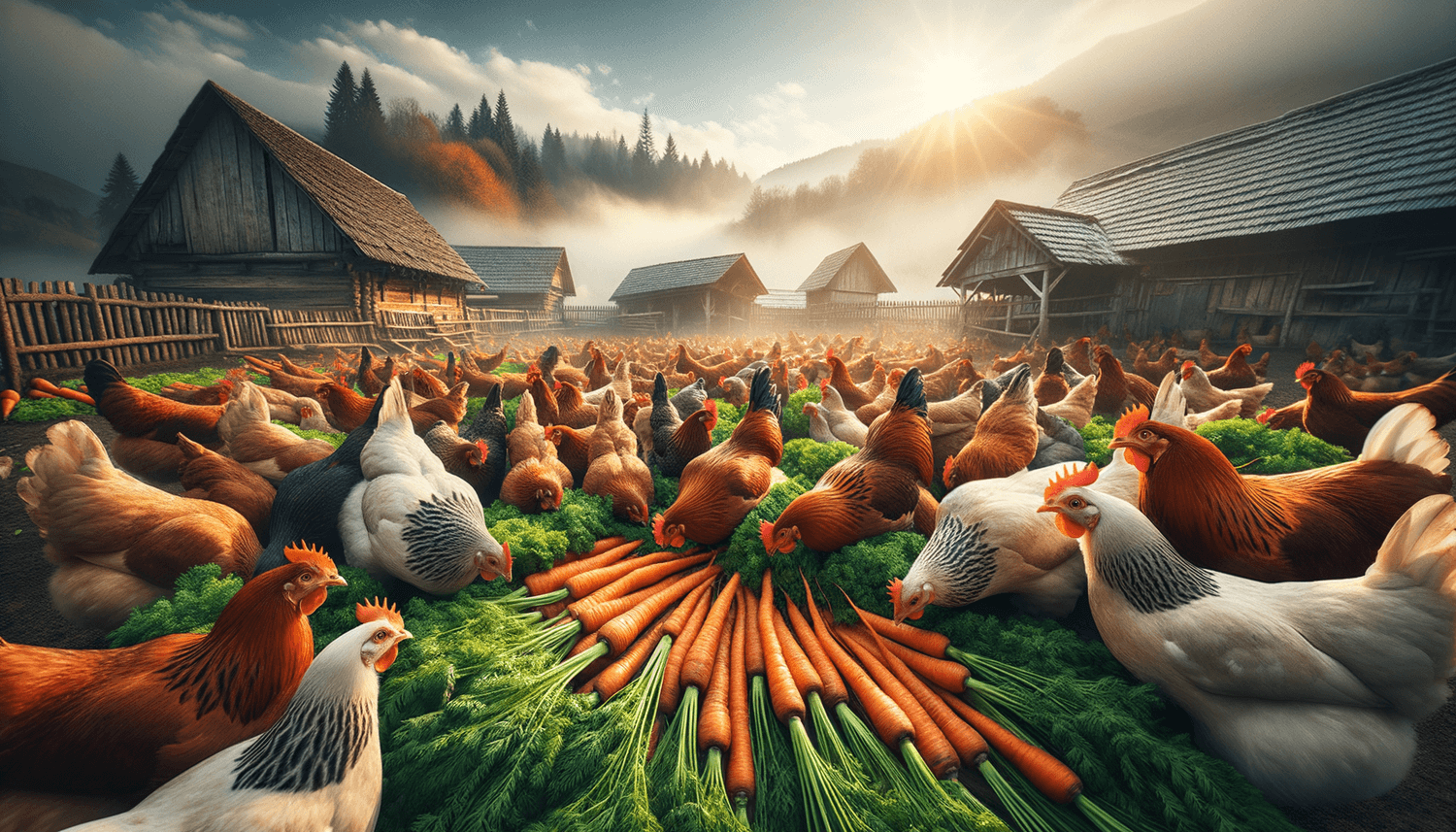 Can Chickens Eat Carrot Greens?