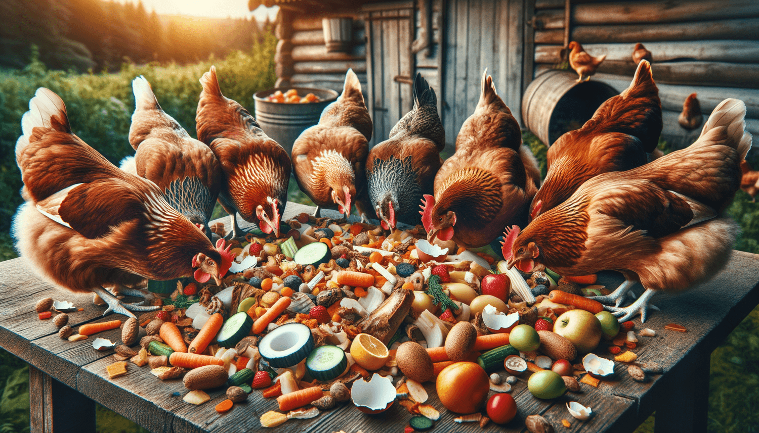 Can Chickens Eat Table Scraps?