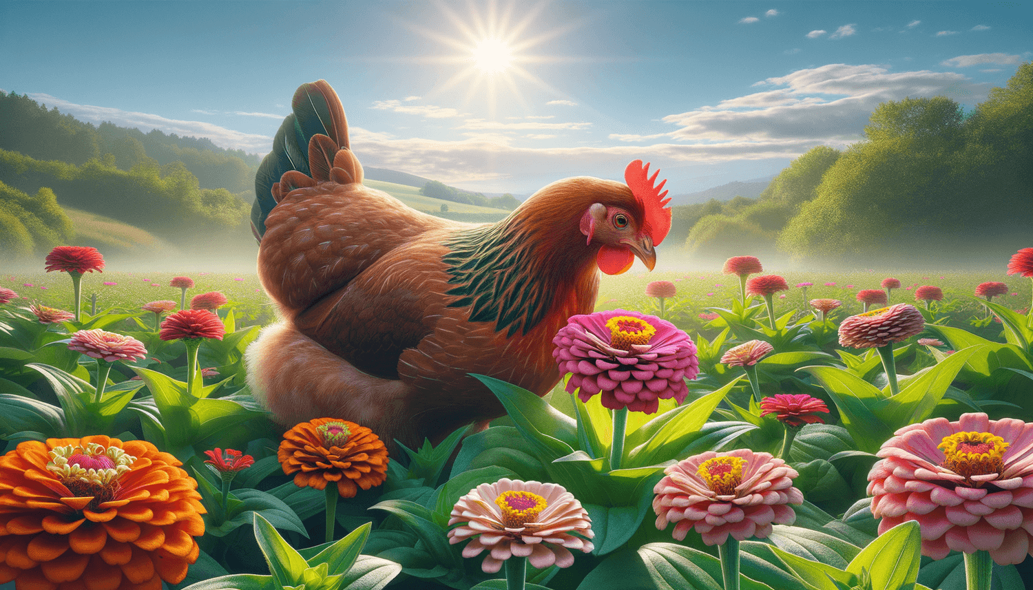 Can Chickens Eat Zinnias?