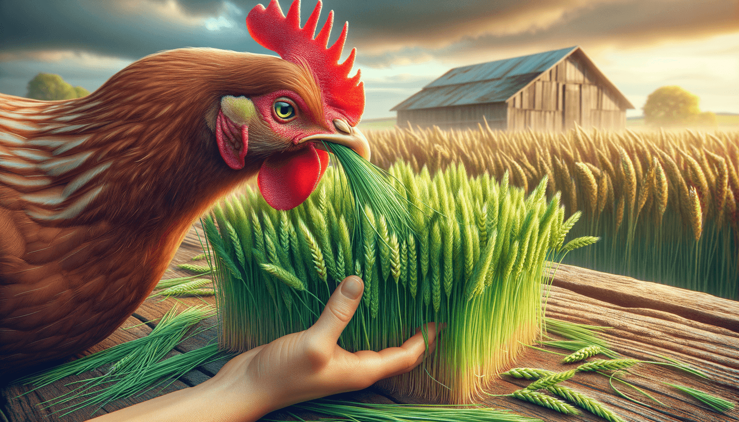 Can Chickens Eat Wheatgrass?