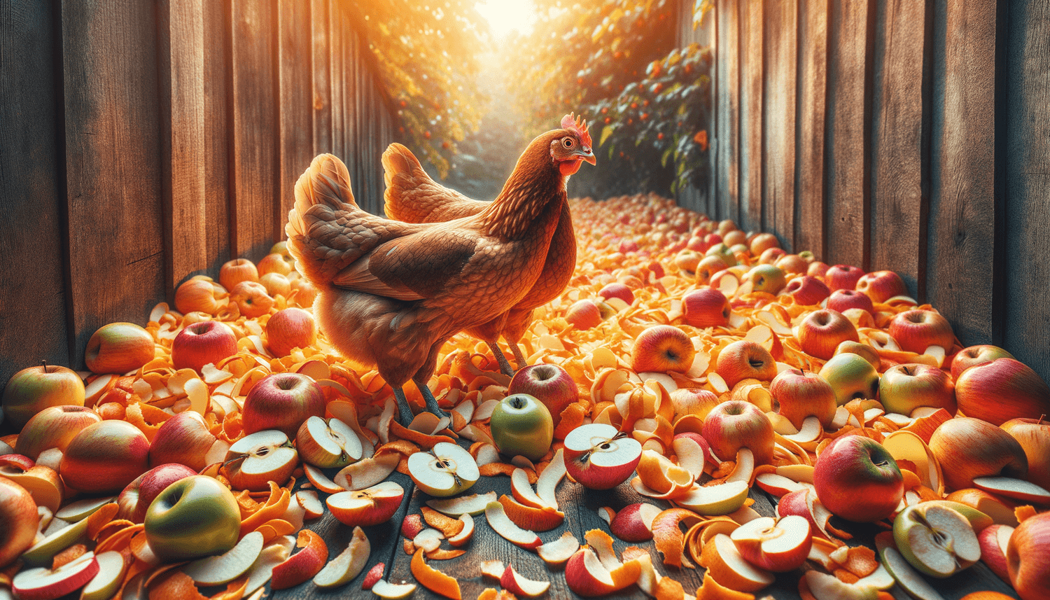 Can Chickens Eat Apple Peelings?