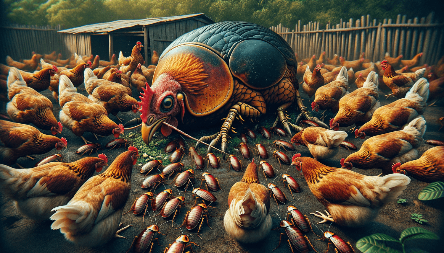 Can Chickens Eat Cockroaches?