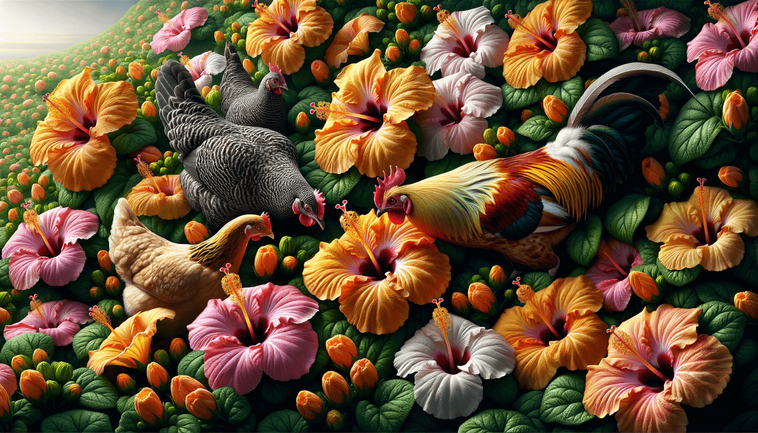 Can Chickens Eat Hibiscus Flowers?