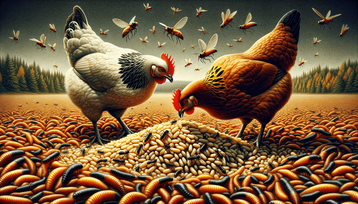 Can Chickens Eat Black Soldier Fly Larvae?
