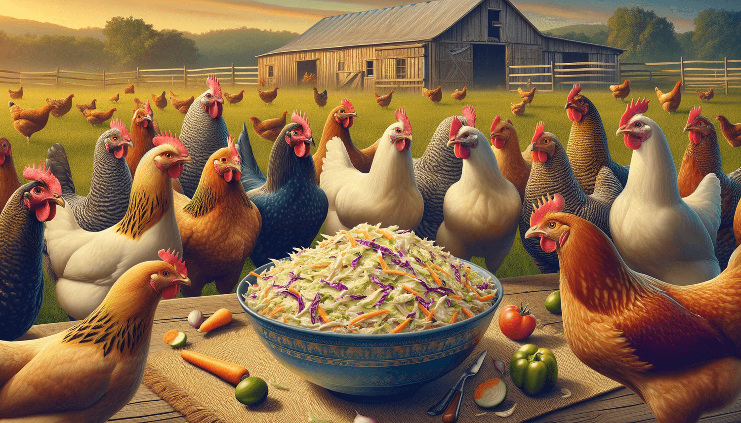 Can Chickens Eat Coleslaw?