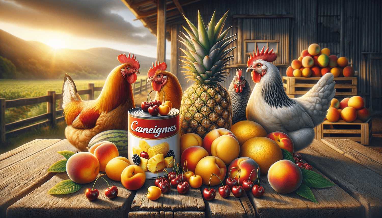 Can Chickens Eat Canned Fruit?