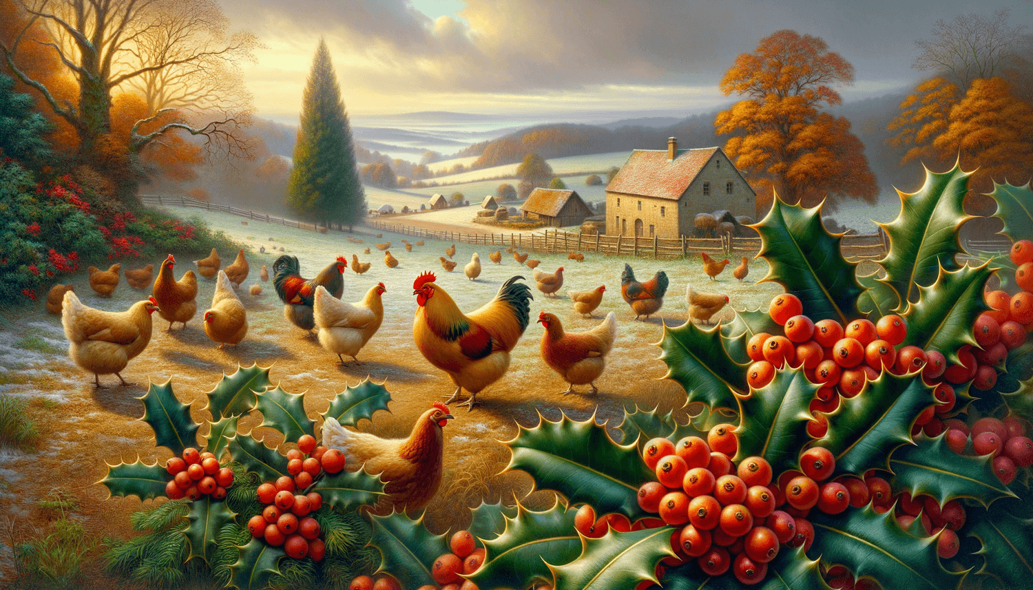 Can Chickens Eat Holly Berries?
