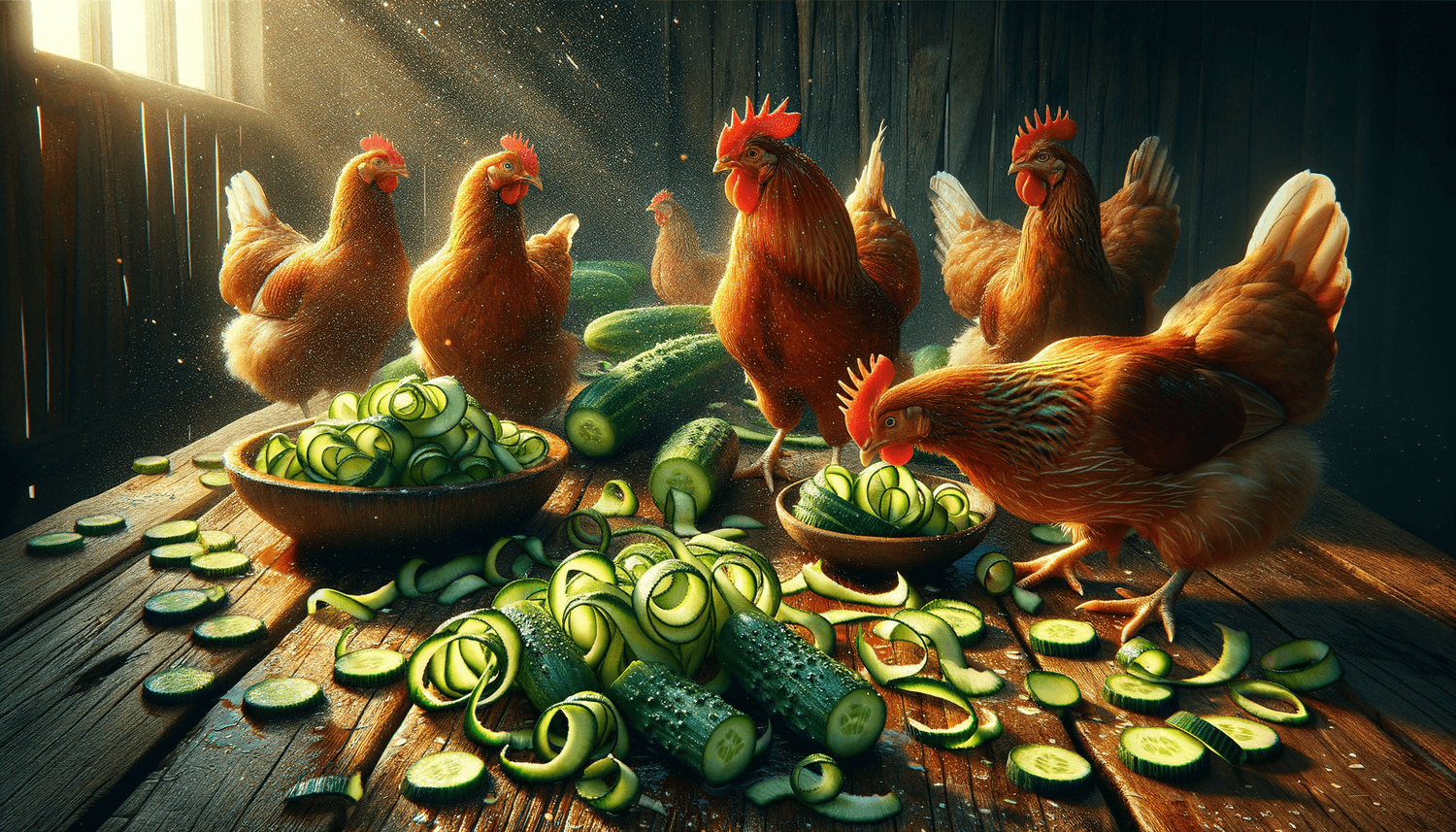 Can Chickens Eat Cucumber Peelings?