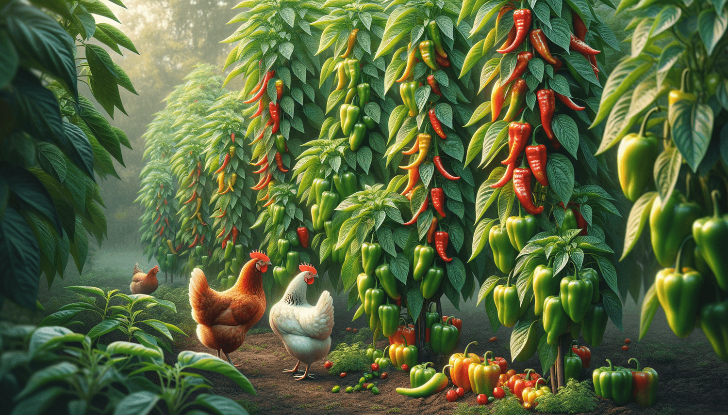 Can Chickens Eat Pepper Plants?