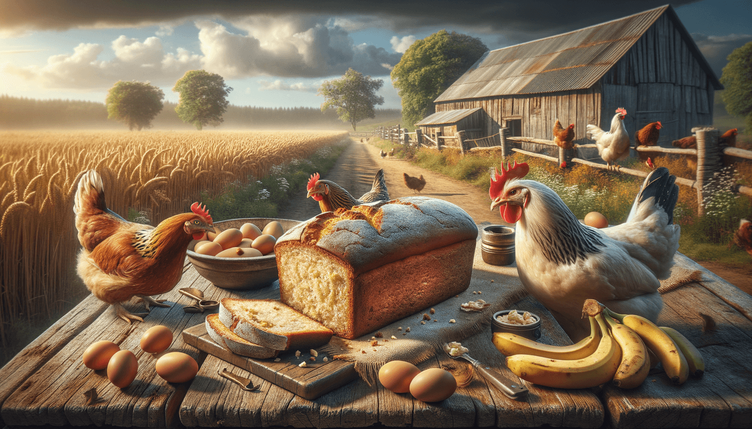Can Chickens Eat Banana Bread?