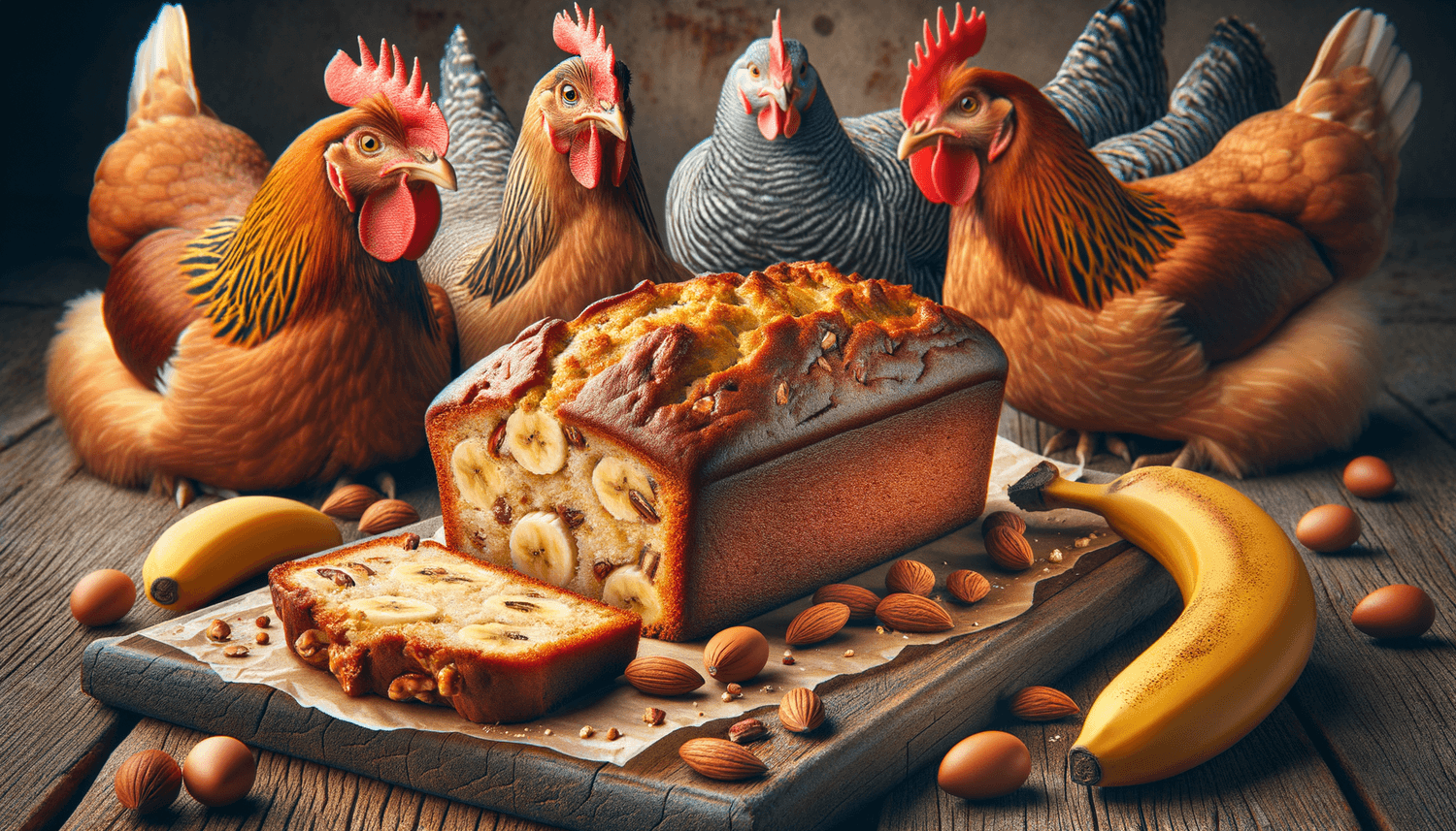 Can Chickens Eat Banana Nut Bread?