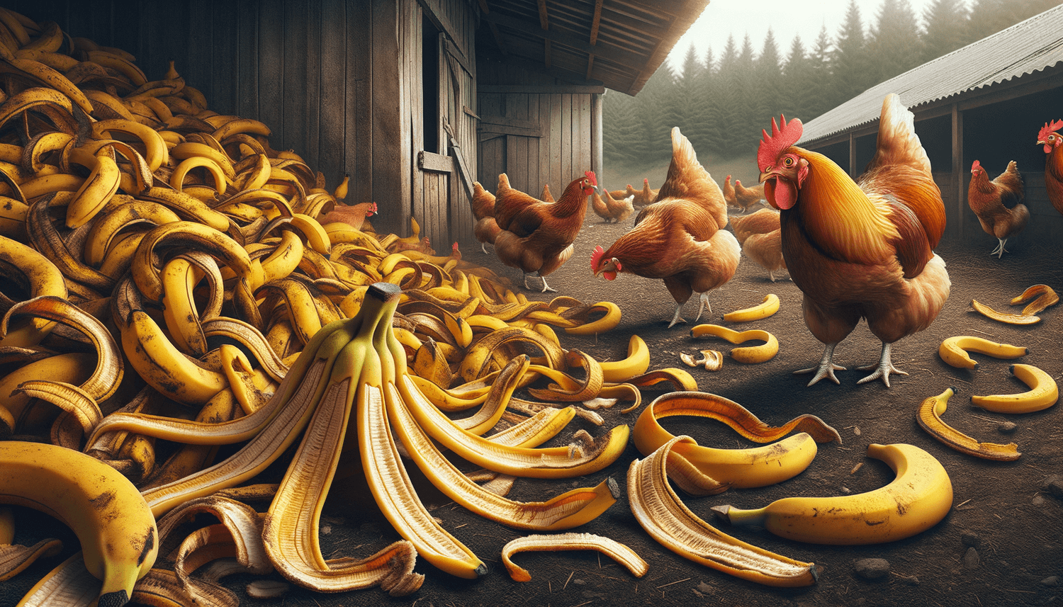 Can Chickens Eat Bananas Peels?