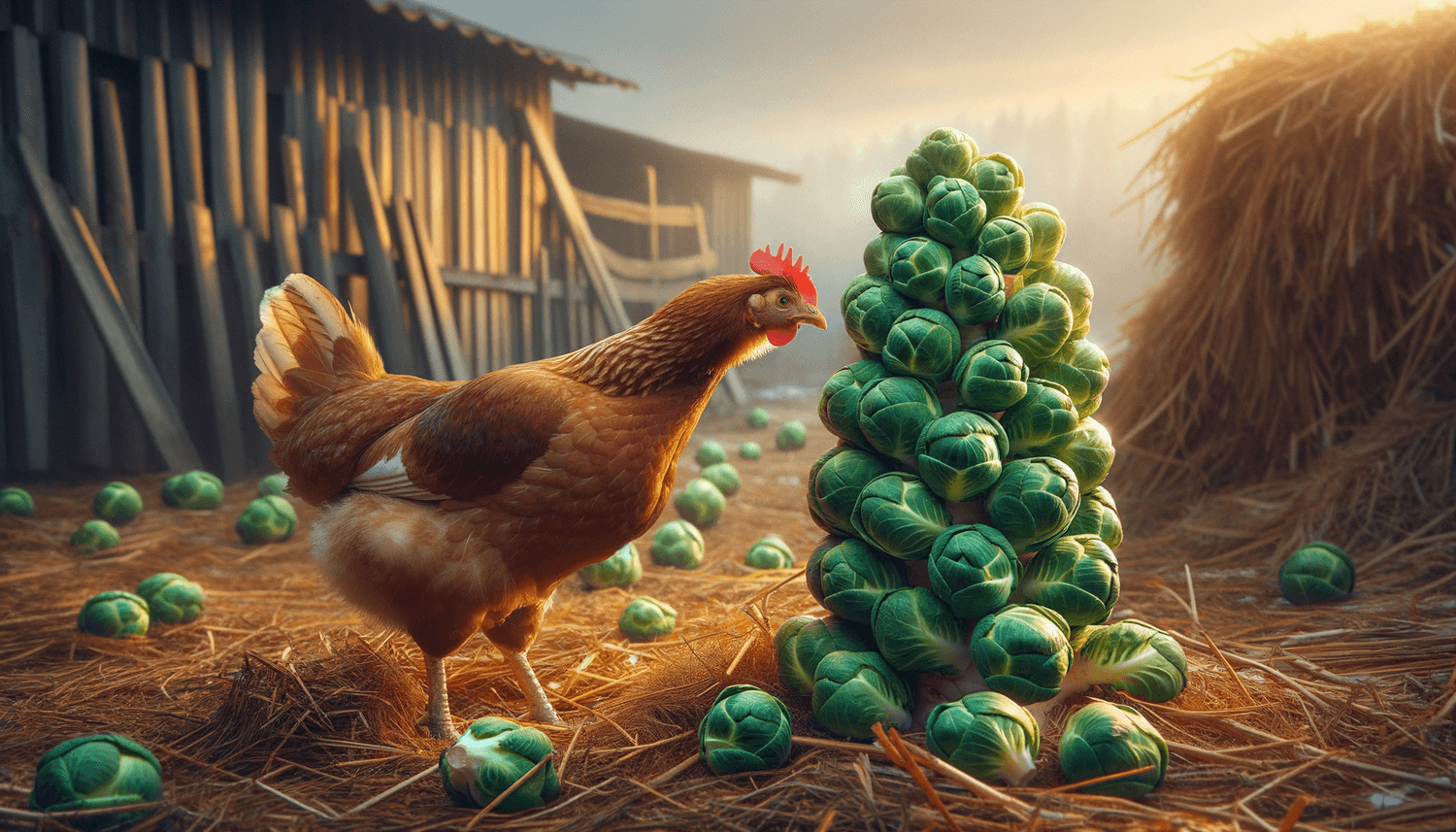Can Chickens Eat Brussel Sprout Stalks?