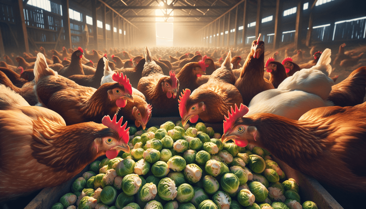 Can Chickens Eat Brussel Sprouts Raw?