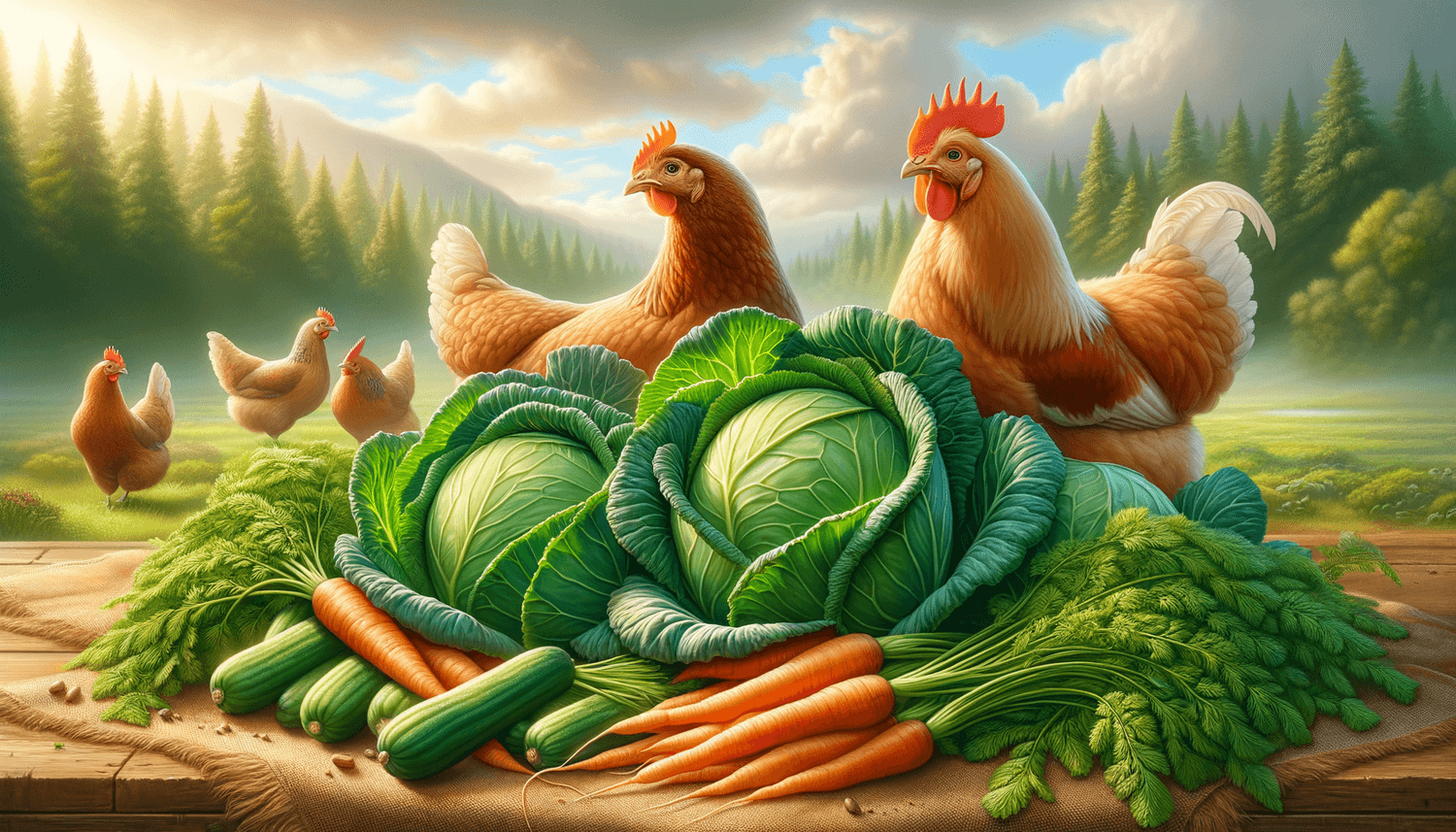 Can Chickens Eat Cabbage and Carrots?