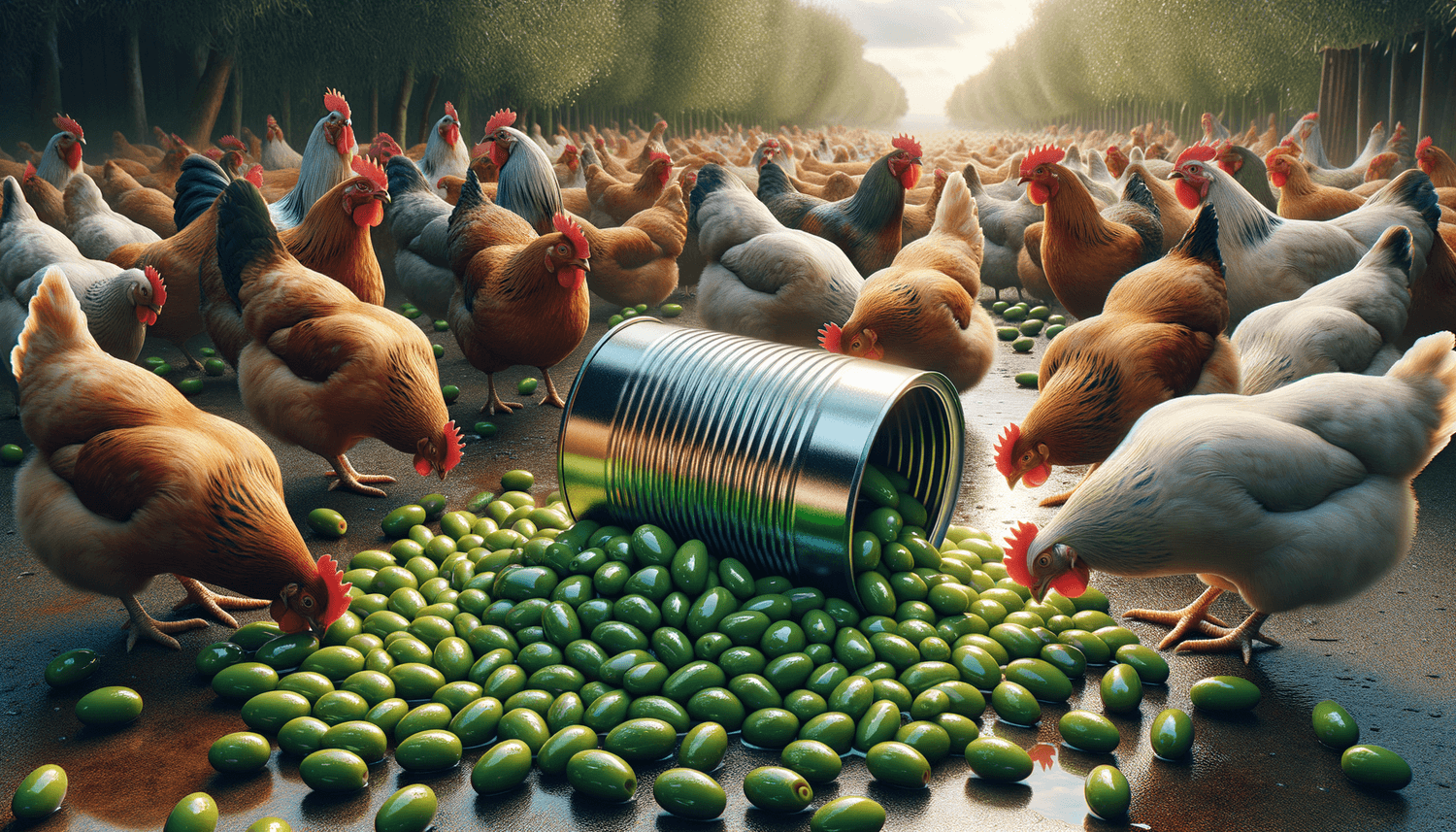 Can Chickens Eat Canned Olives?