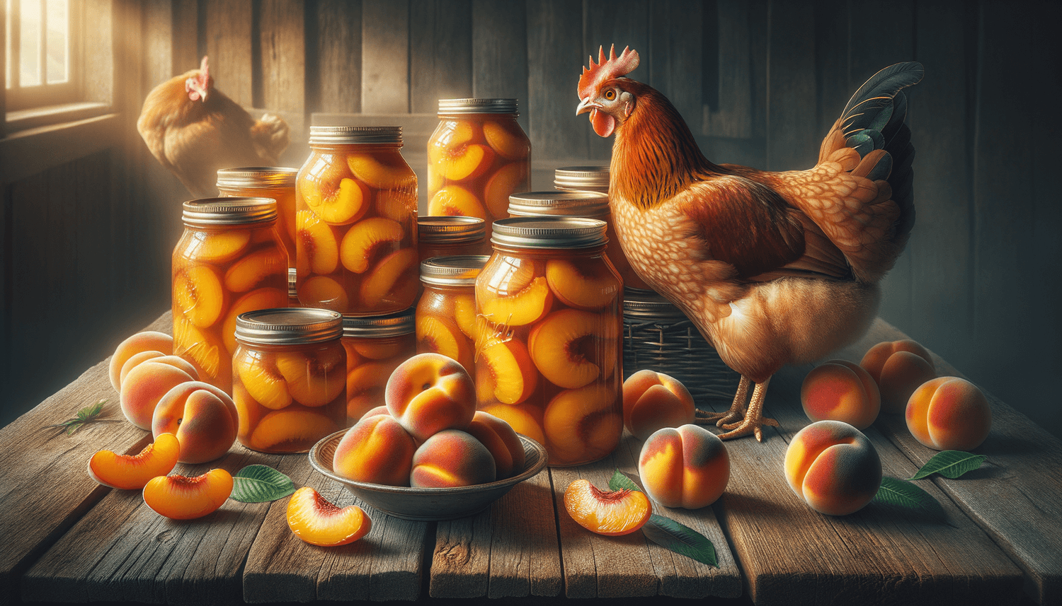 Can Chickens Eat Canned Peaches?