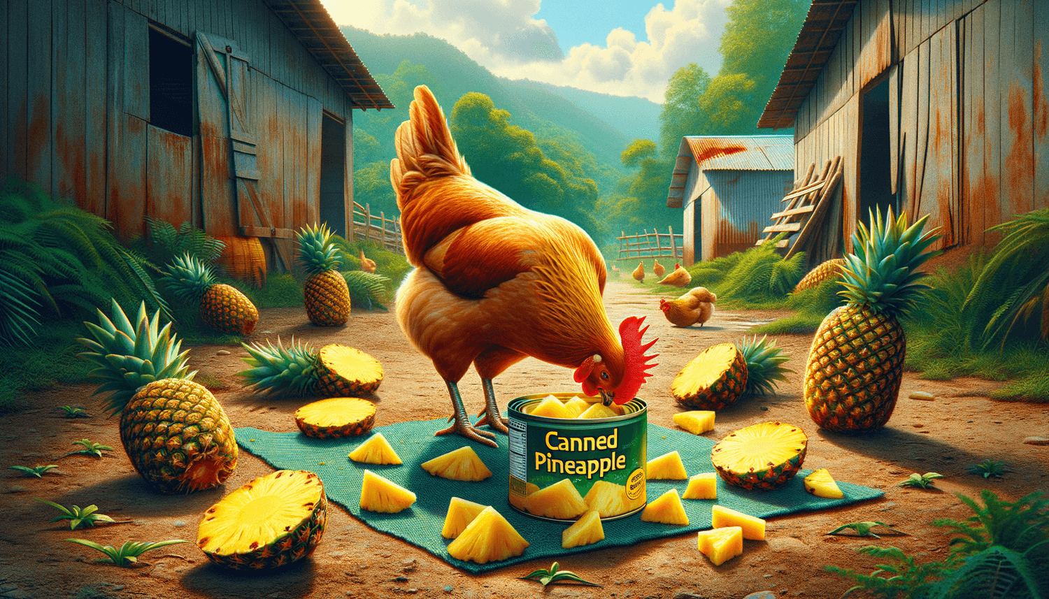 Can Chickens Eat Canned Pineapple?
