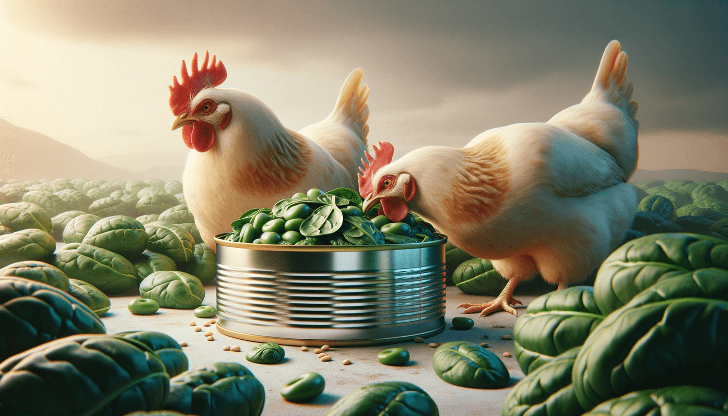 Can Chickens Eat Canned Spinach?