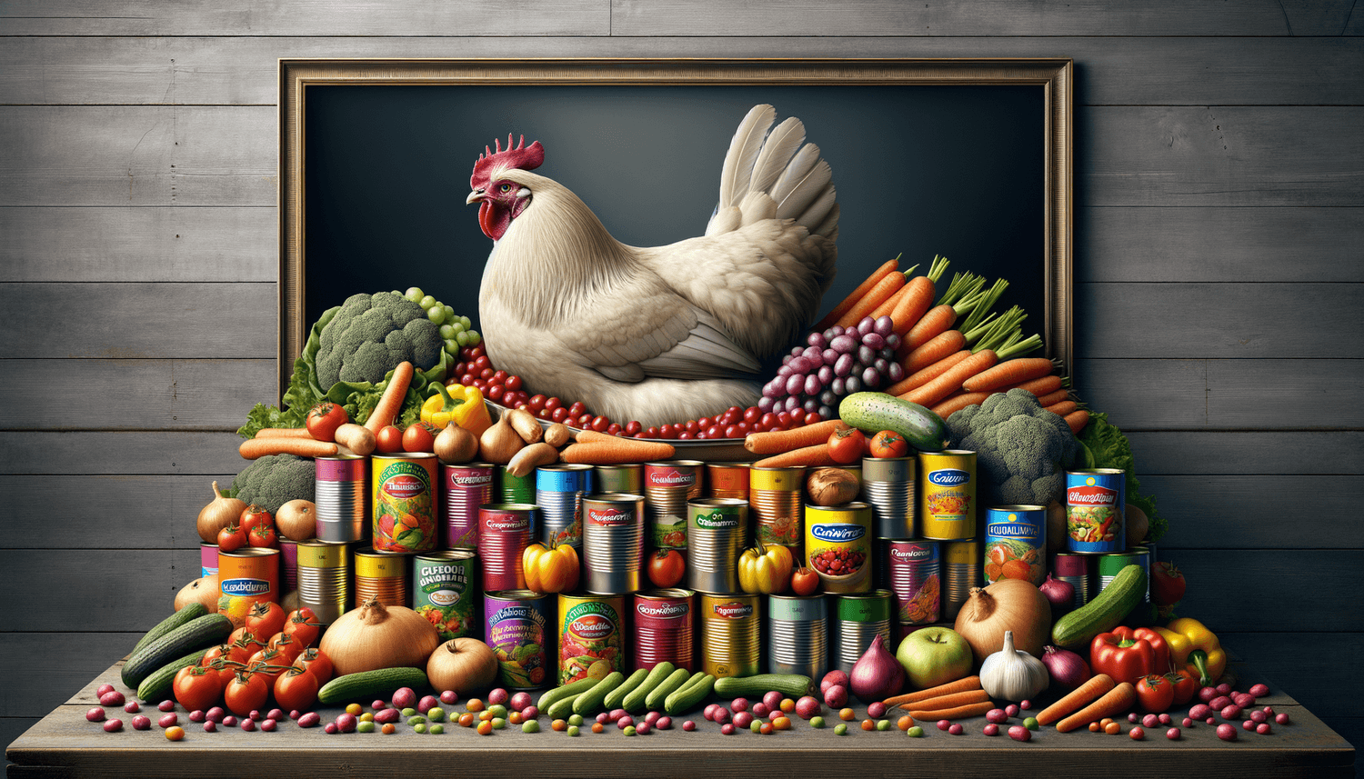 Can Chickens Eat Canned Vegetables?