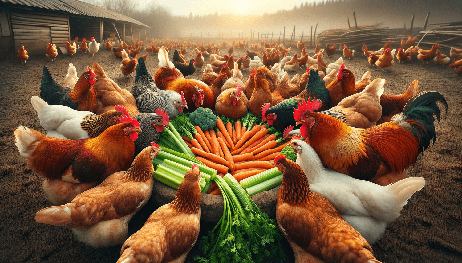 Can Chickens Eat Carrots and Celery?