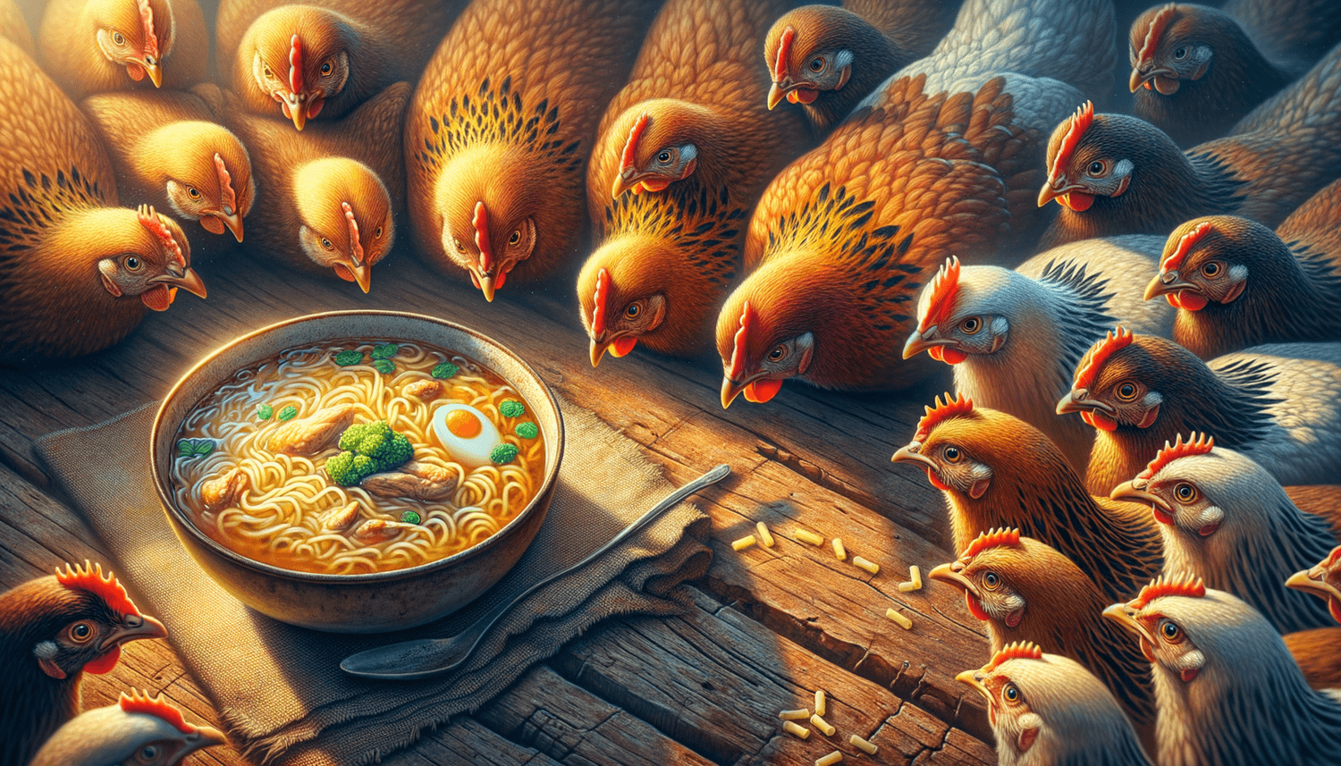 Can Chickens Eat Chicken Noodle Soup?