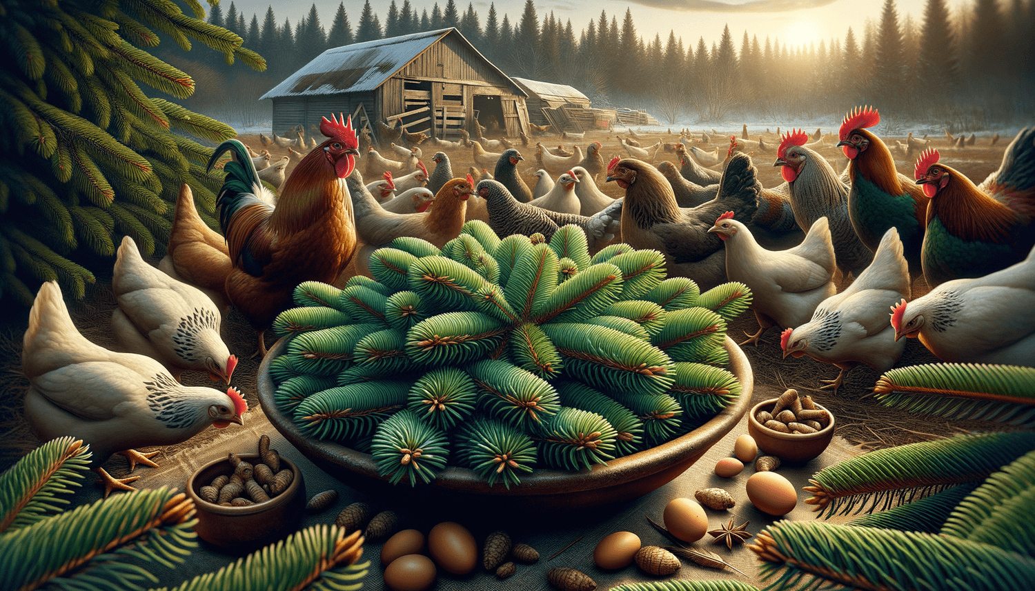 Can Chickens Eat Christmas Tree Needles?
