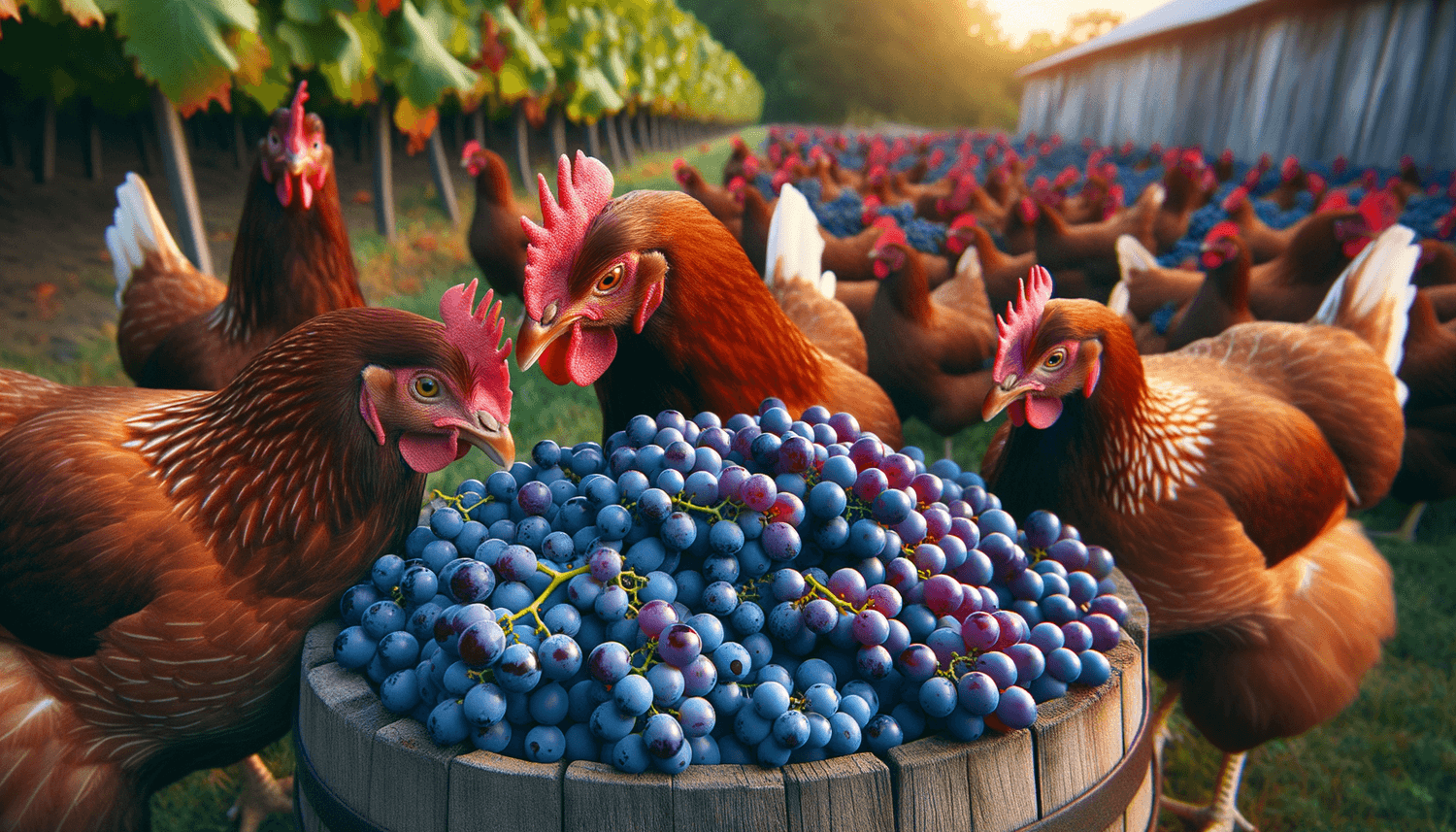 Can Chickens Eat Concord Grapes?