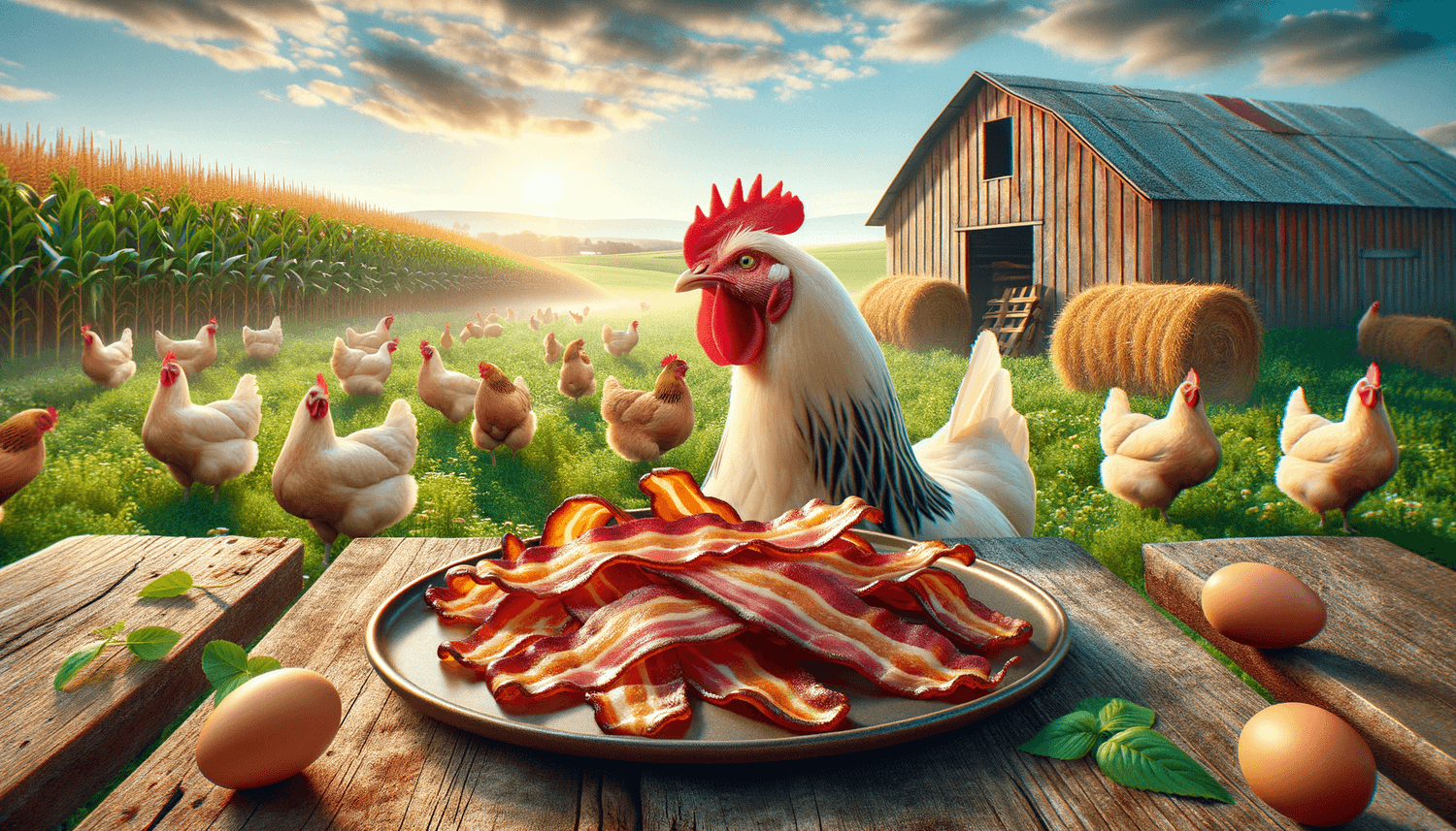 Can Chickens Eat Cooked Bacon?