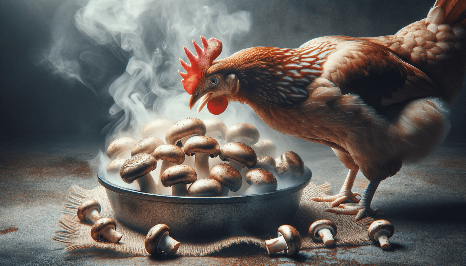 Can Chickens Eat Cooked Mushrooms?
