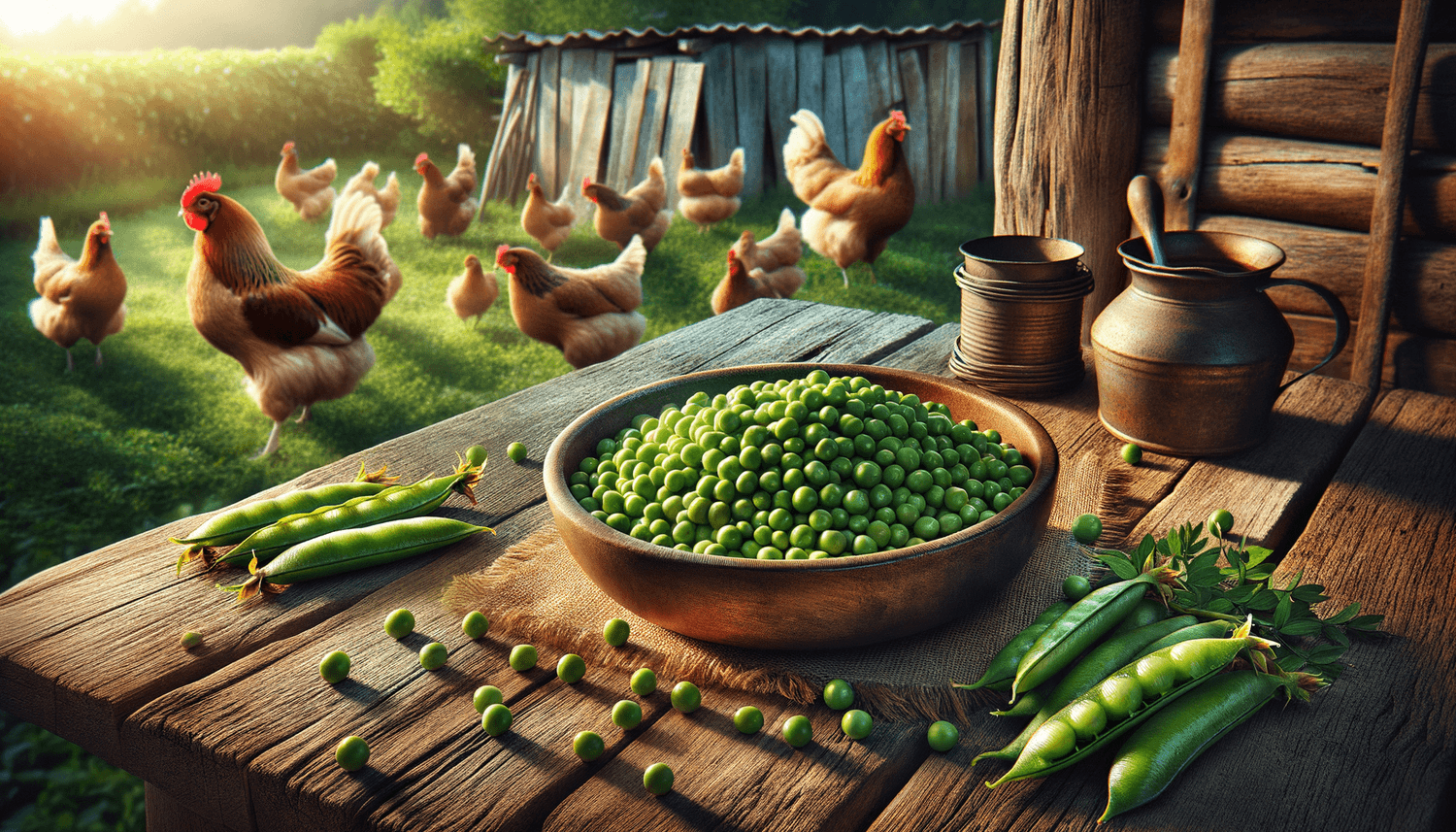 Can Chickens Eat Cooked Peas?