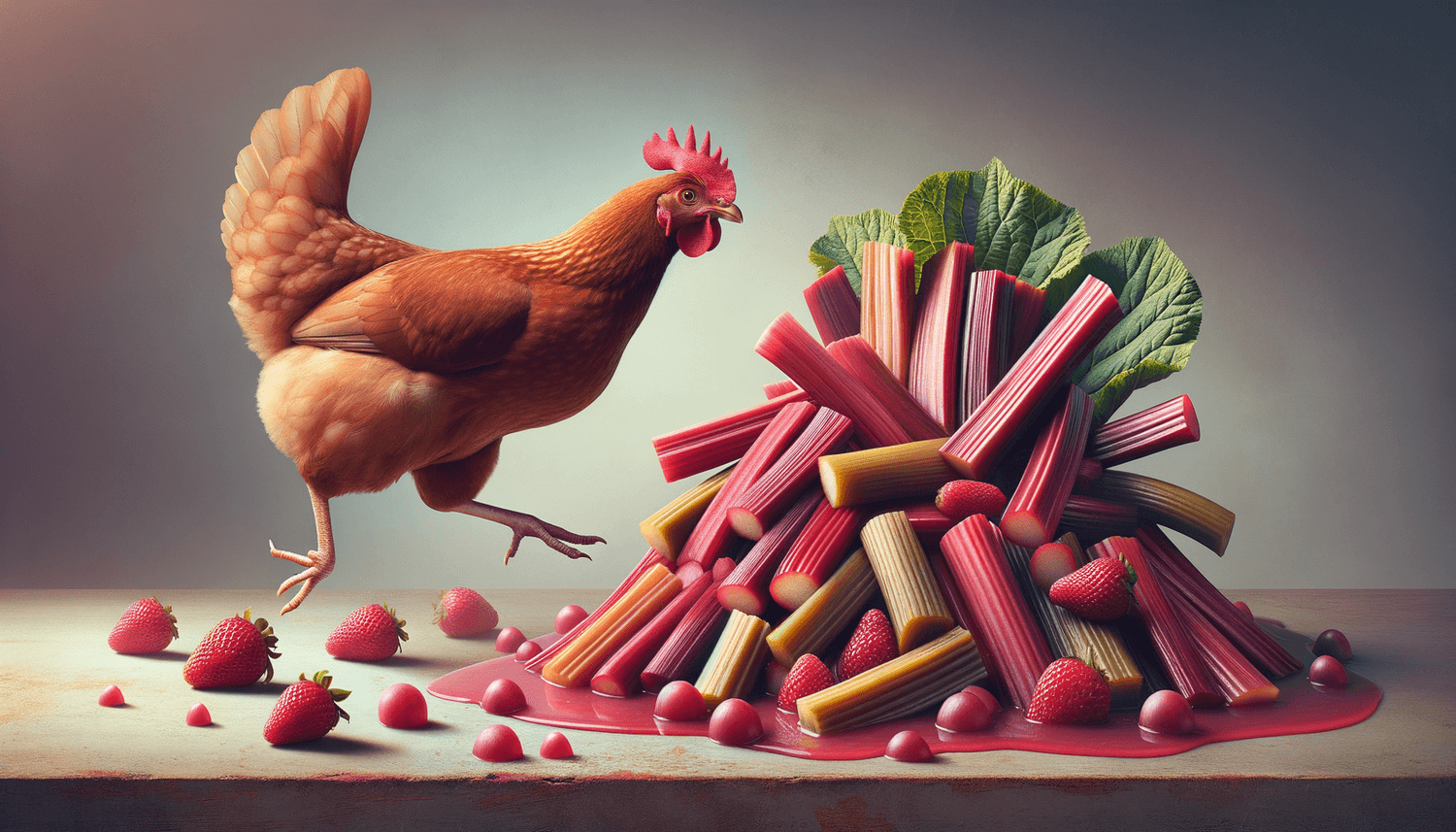 Can Chickens Eat Cooked Rhubarb?