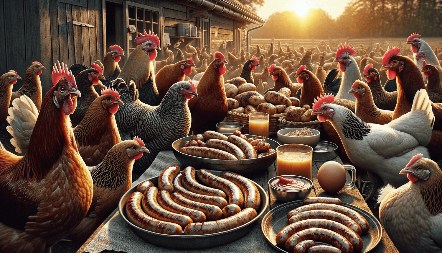Can Chickens Eat Cooked Sausage?