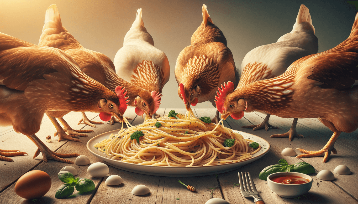 Can Chickens Eat Cooked Spaghetti?