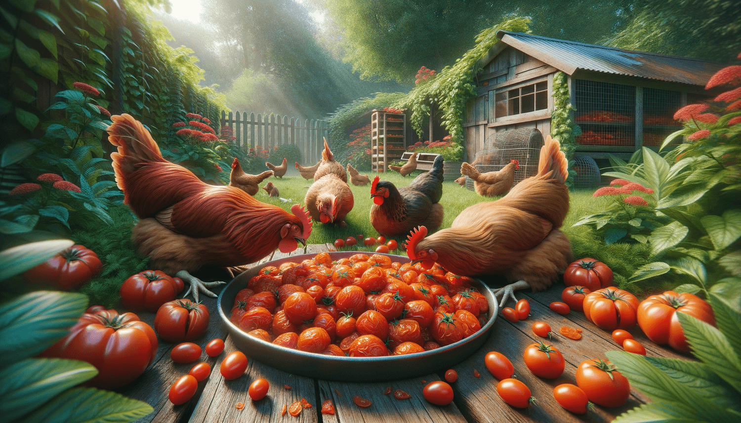 Can Chickens Eat Cooked Tomatoes?