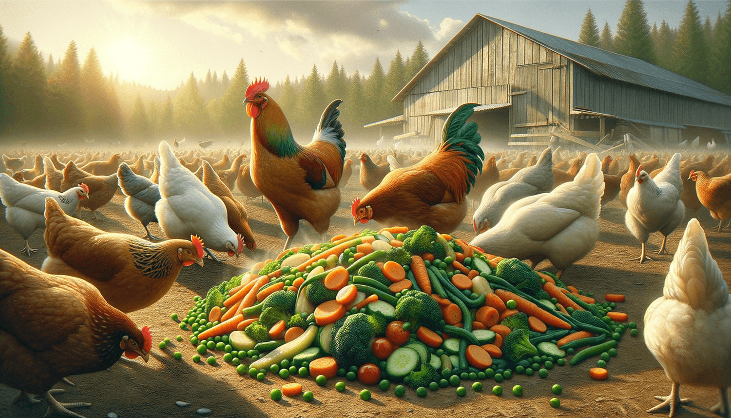 Can Chickens Eat Cooked Vegetables?