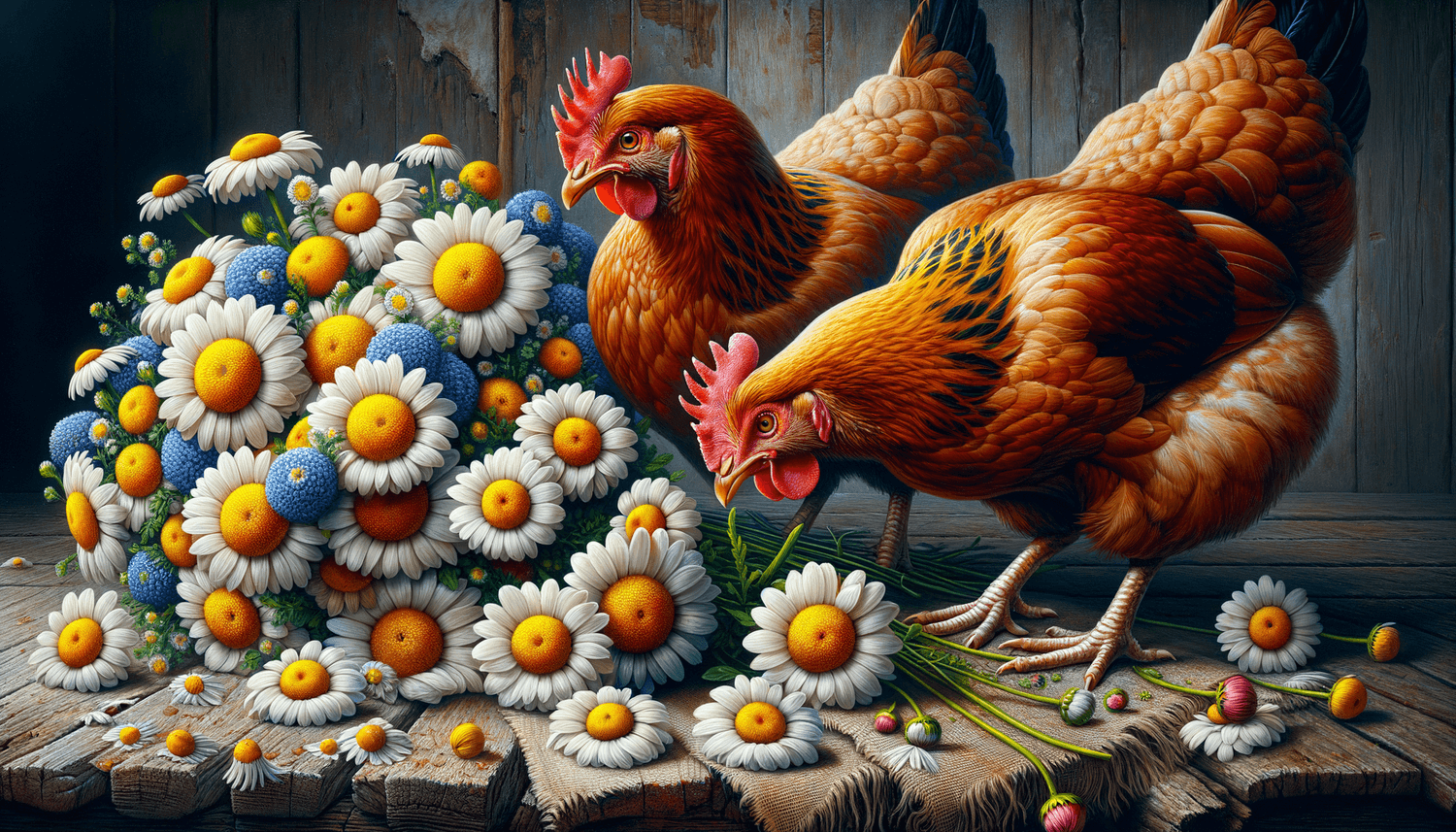 Can Chickens Eat Daisy Flowers?
