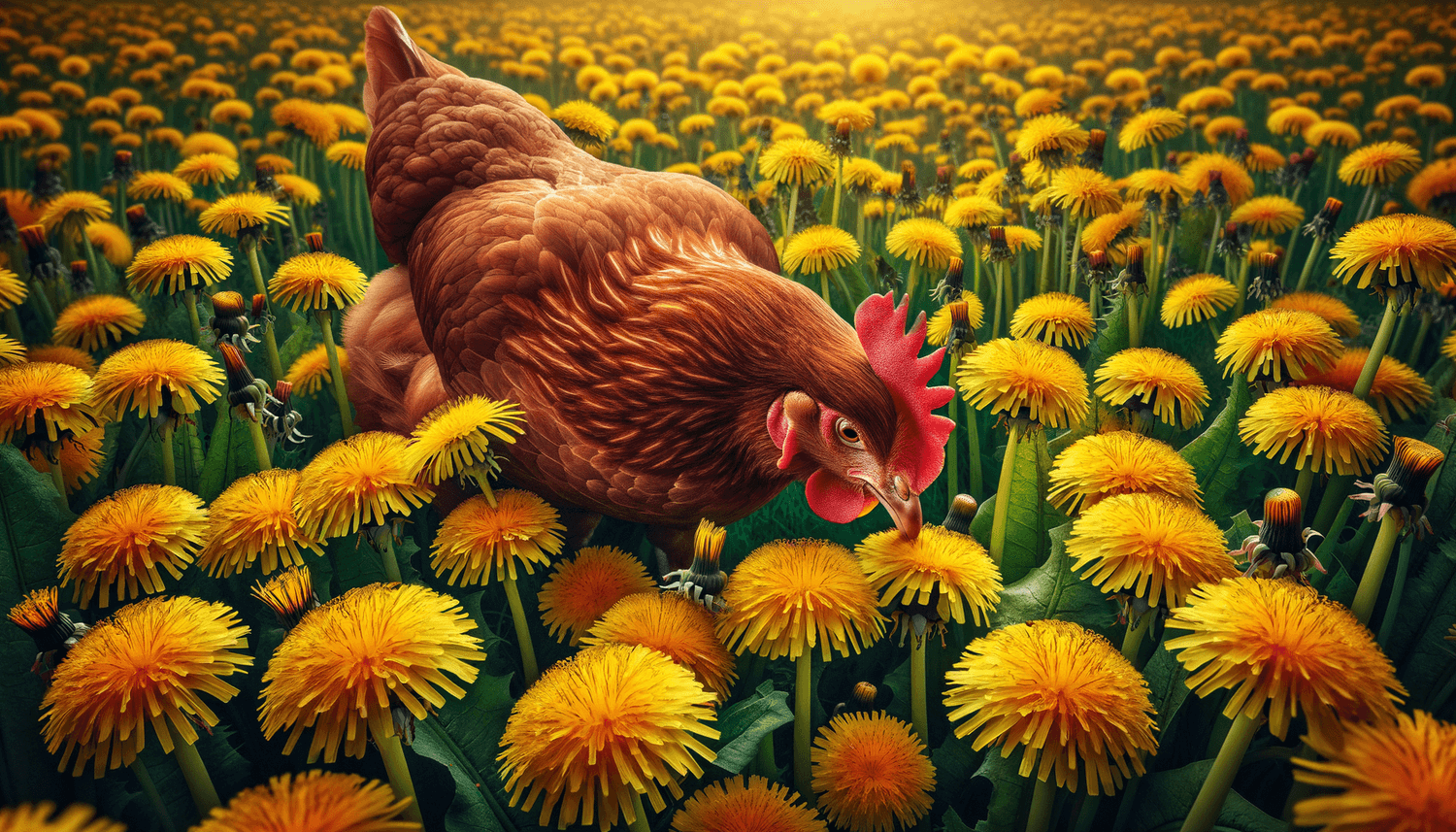 Can Chickens Eat Dandelion Flowers?