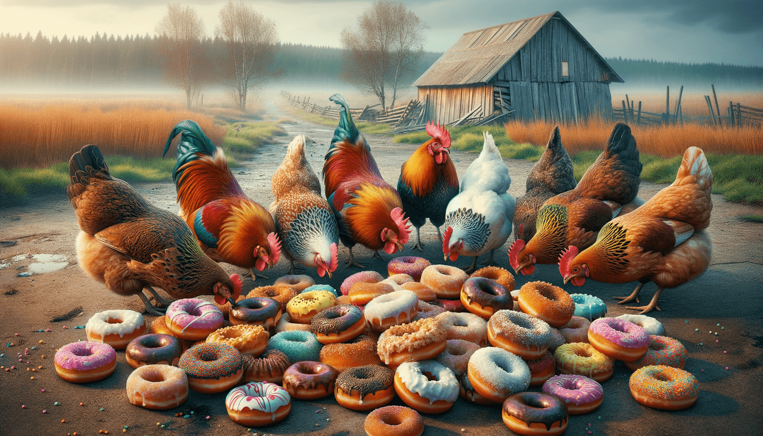 Can Chickens Eat Doughnuts?