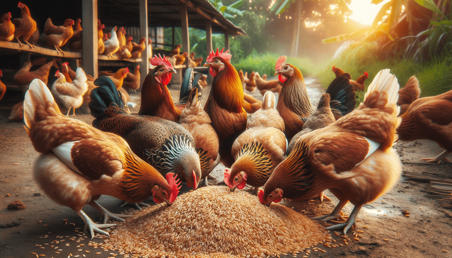 Can Chickens Eat Dried Rice?