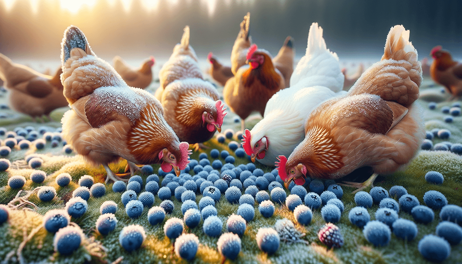Can Chickens Eat Frozen Blueberries?