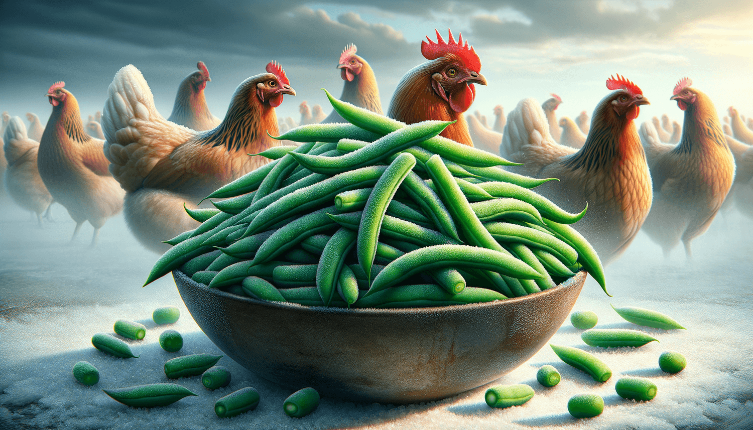 Can Chickens Eat Frozen Green Beans?