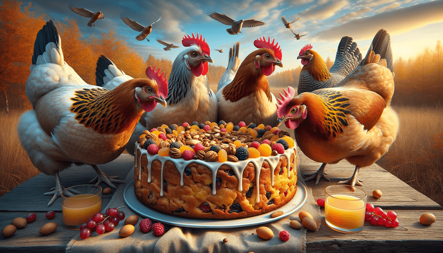 Can Chickens Eat Fruit Cake?