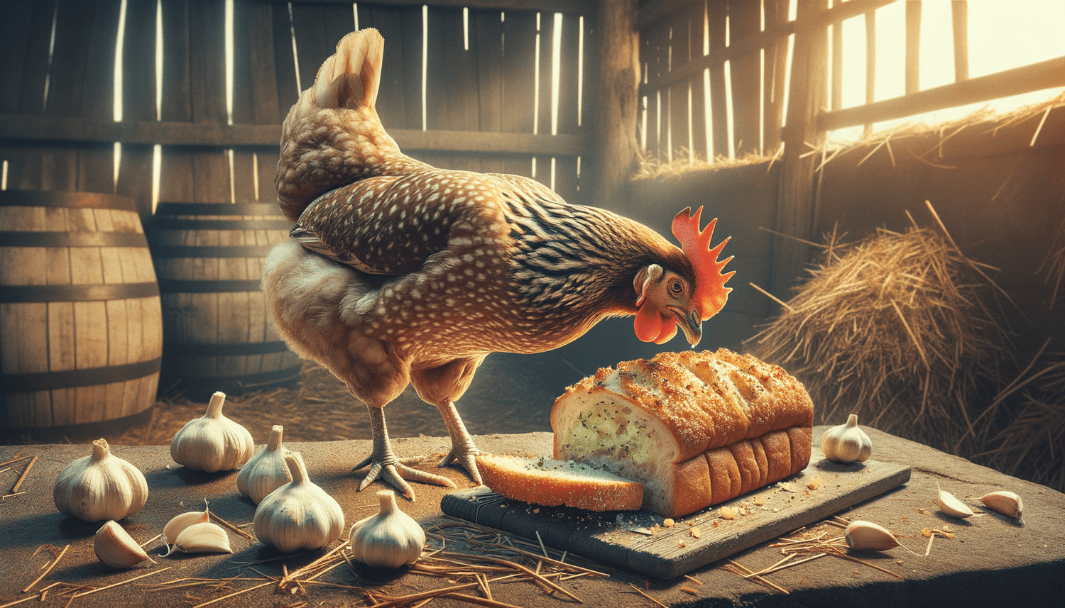 Can Chickens Eat Garlic Bread?