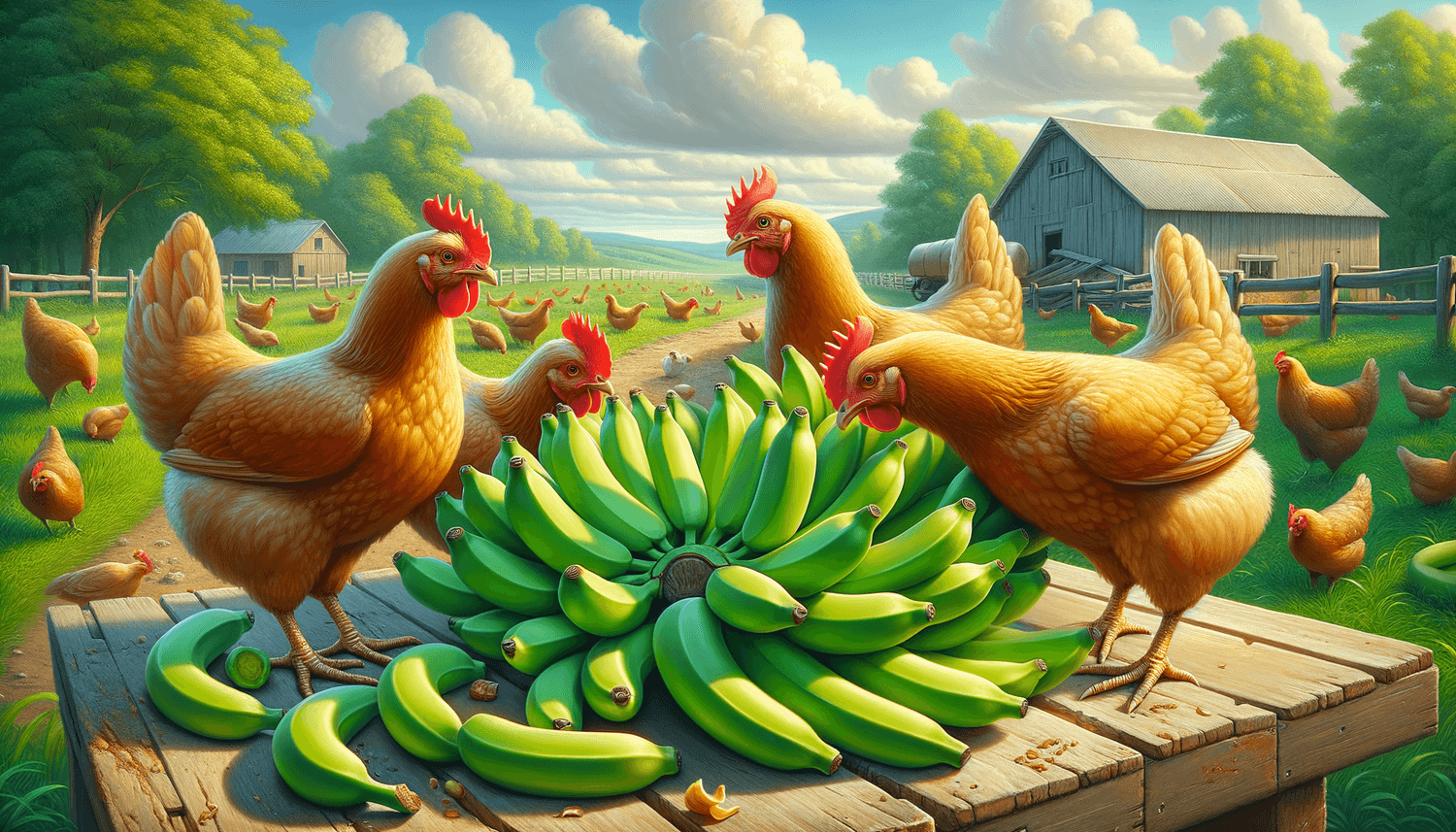 Can Chickens Eat Green Bananas?