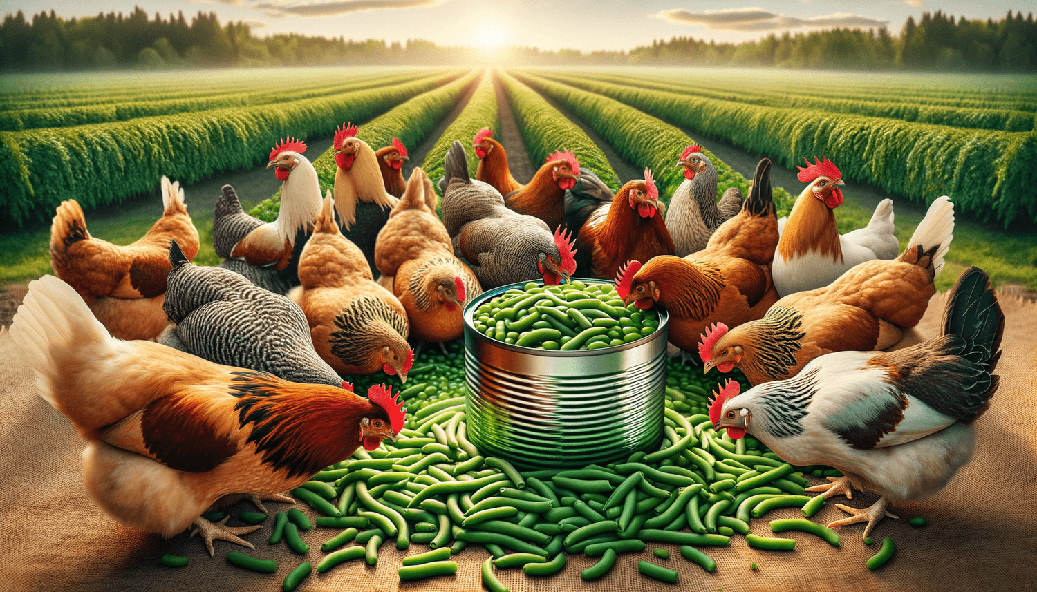Can Chickens Eat Green Beans from A Can?