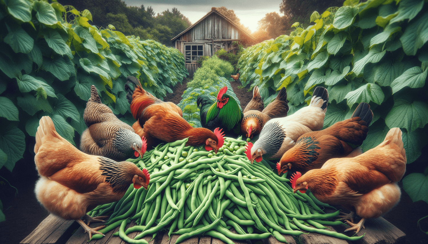 Can Chickens Eat Green Beans from Garden?