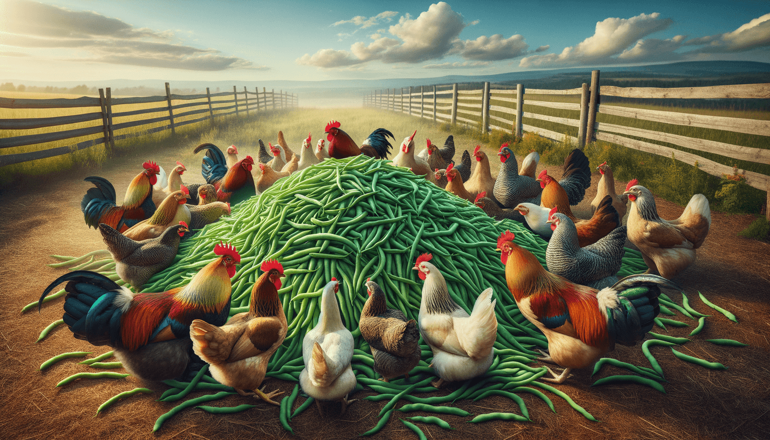 Can Chickens Eat Green Beans Raw?