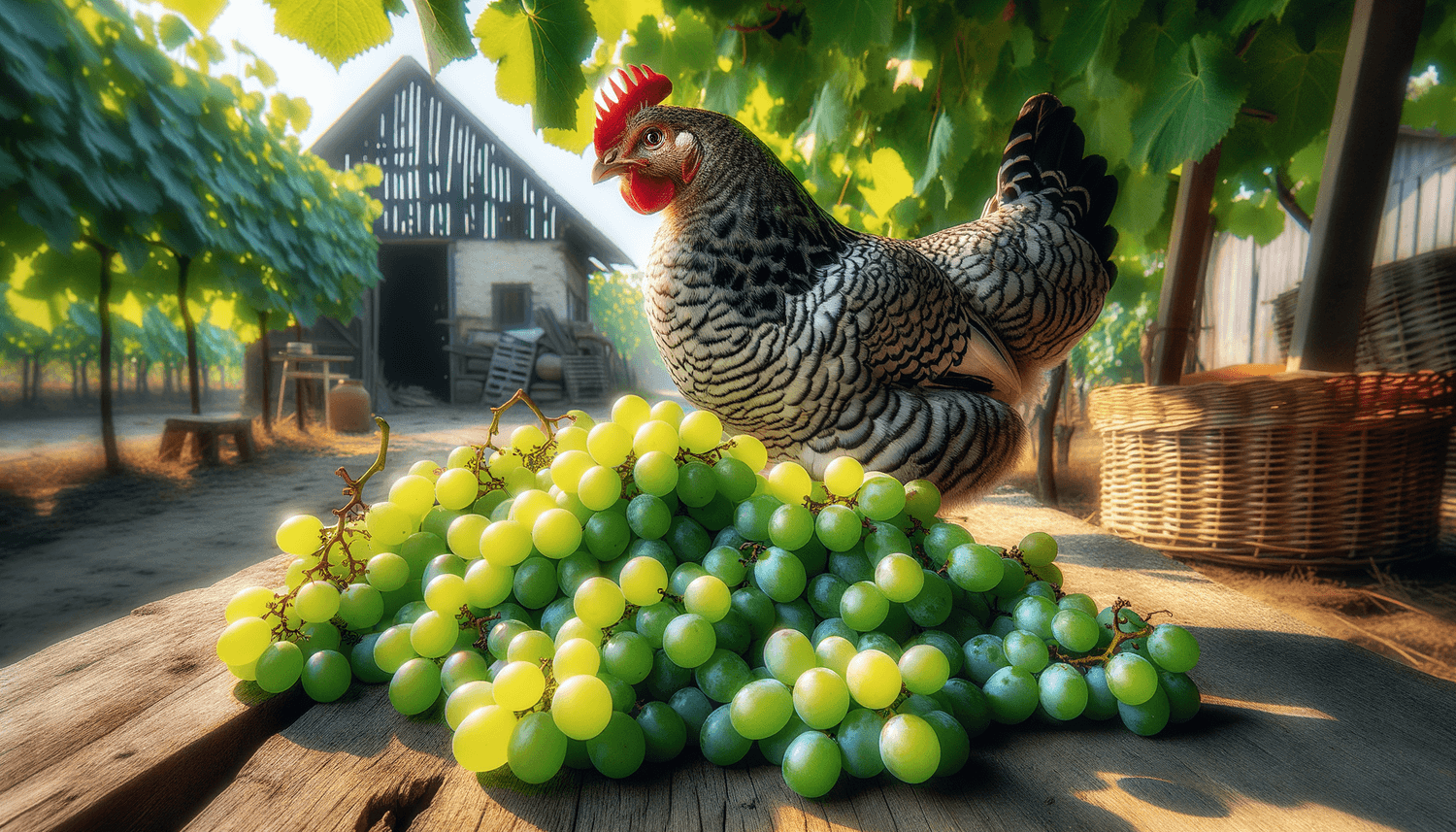 Can Chickens Eat Green Grapes?