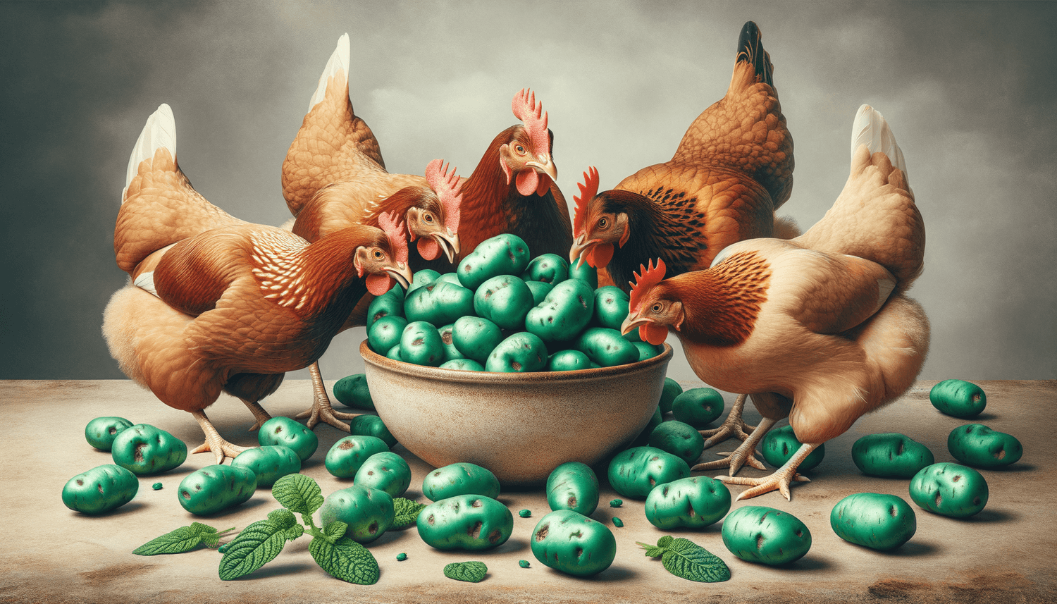 Can Chickens Eat Green Potatoes?